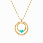 Hydra Pendant-Turquoise Blue - P210GTQ00-Julie Vos-Renee Taylor Gallery