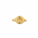 Jellybonbon Round Yellow Tourmaline Ring by Lika Behar
