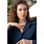 Jellybonbon Round Yellow Tourmaline Ring by Lika Behar