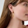 Bee Hoop Earrings - HP033G-Julie Vos-Renee Taylor Gallery