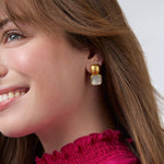 Catalina Earrings - Iridescent Aquamarine Blue-Julie Vos-Renee Taylor Gallery