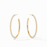 Juliet Hoop Earrings - Pearl-Julie Vos-Renee Taylor Gallery