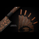 Kultro Black Flare Chef Knife Set - K22-BLK-William Henry-Renee Taylor Gallery