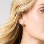 Kaleidoscope Earring Jacket-Multi Stone - ER983GML00-Julie Vos-Renee Taylor Gallery