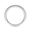 14K White Gold Diamond Stackable Ring - LR51757W45JJ-Gabriel & Co.-Renee Taylor Gallery