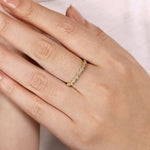 14K Yellow Gold Marquise and Round Station Diamond Ring - LR5701Y45JJ-Gabriel & Co.-Renee Taylor Gallery