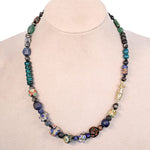 18K and Diamond "Orchard" Clasp Ancient Roman/Persian Beads Necklace - M-107C