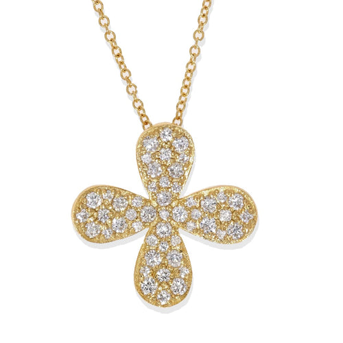 Marika 14k Gold & Diamond Flower Necklace - M8823-Marika-Renee Taylor Gallery
