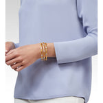 Monaco Bangle - Charcoal Blue-Julie Vos-Renee Taylor Gallery