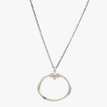 Amazona Bit Long Necklace - Silver Plated - N0093 MET00-CXC-Renee Taylor Gallery
