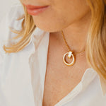 On-Off Necklace - Gold Plated - N0113 ORO00-CXC-Renee Taylor Gallery