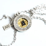 VINTAGE SILVER HESTIA NECKLACE-TAT2-Renee Taylor Gallery