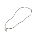 Essentials Silver Pendant on Mini Chain Necklace with Cultured Fresh Water Pearl - NB900001-John Hardy-Renee Taylor Gallery