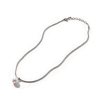 Essentials Silver Pendant on Mini Chain Necklace with Cultured Fresh Water Pearl - NB900001-John Hardy-Renee Taylor Gallery