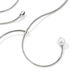 JH Essential Pearl Lariat Necklace, Sterling Silver - NB987231-John Hardy-Renee Taylor Gallery