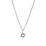 JH Essentials Silver Spiritual Star of David Necklace - NB989399X16-18-John Hardy-Renee Taylor Gallery