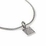 Icon Stud Pendant Necklace, Sterling Silver, Diamonds, 2.5MM - NBP972162DIX16-18-John Hardy-Renee Taylor Gallery
