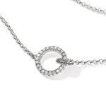 JH Essentials Silver Diamond Pave Mini Rolo Chain Interlinking Necklace - NBP987802DI-John Hardy-Renee Taylor Gallery