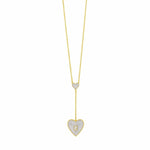 From the Heart Lariat Necklace - PYZ070548B-MOP-18E-Freida Rothman-Renee Taylor Gallery