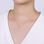 14K Yellow Gold Diamond Pavé Heart Pendant Necklace with Bujukan Frame - NK6113Y45JJ-Gabriel & Co.-Renee Taylor Gallery
