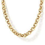 14K Yellow Gold Hollow Link Chain Necklace - NK7143-32Y4JJJ-Gabriel & Co.-Renee Taylor Gallery