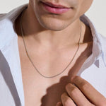 Box Chain Necklace, Sterling Silver, 1.6MM - NM98806-John Hardy-Renee Taylor Gallery
