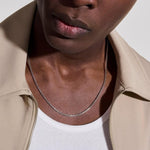 Box Chain Necklace, Sterling Silver, 2.7MM - NM98807-John Hardy-Renee Taylor Gallery