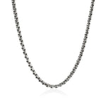 Box Chain Necklace, Sterling Silver, 6MM - NM98810-John Hardy-Renee Taylor Gallery