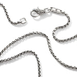 Box Chain Necklace, Sterling Silver, 2MM - NM999623-John Hardy-Renee Taylor Gallery
