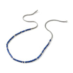 Heishi Lapis Lazuli Chain Necklace, Silver - NMS9012321LPZX24-John Hardy-Renee Taylor Gallery