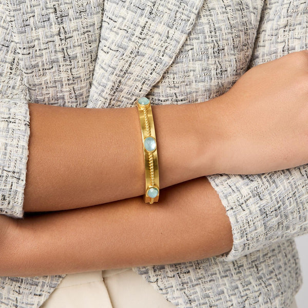 JULIE VOS Stone NASSAU Bangle Bracelet
