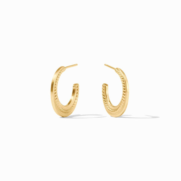 Nassau Crescent Hoop Earrings - Julie Vos
