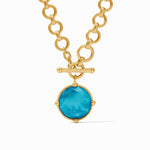 Honeybee Demi Necklace - Iridescent London Blue - N471GILN00-Julie Vos-Renee Taylor Gallery