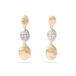 18K Siviglia Diamond Pave Earrings - OB1234 B YW Q6-Marco Bicego-Renee Taylor Gallery