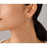 18K Jaipur Mixed Gemstone Earrings - OB1290 MIX01 Y 02-Marco Bicego-Renee Taylor Gallery