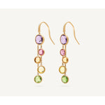 18K Jaipur Mixed Gemstone Earrings - OB1290 MIX01 Y 02-Marco Bicego-Renee Taylor Gallery