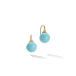 18K Africa Boule Turquoise Earrings - OB1639-A TU Y 02-Marco Bicego-Renee Taylor Gallery