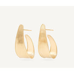 18K Lunaria Small Hoop Earrings - OB1760 Y 02-Marco Bicego-Renee Taylor Gallery