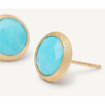 18K Jaipur Turquoise Earrings - OB957 TU01 Y 02-Marco Bicego-Renee Taylor Gallery