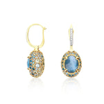 "Reverse" Ciliegine Gold, Multi Stone Double-face Ball Drop Earrings - OS29-584-Nanis-Renee Taylor Gallery