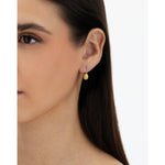 "Baby Ciliegine" Gold Ball Drop Earrings with Diamonds Details - OS41-583-Nanis-Renee Taylor Gallery