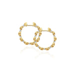 "DANCING ÉLITE" 18K Gold & Diamonds Hoop Earrings - OS7-589-Nanis-Renee Taylor Gallery