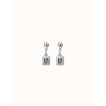 Lock 18K Gold Plated Earrings - PEN0882GRSORO0U-UNO de 50-Renee Taylor Gallery