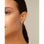 Unlock Sterling Silver Plated Earrings - PEN0885MTL0000U-UNO de 50-Renee Taylor Gallery