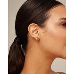 Unlock 18K Gold Plated Earrings - PEN0885ORO0000U-UNO de 50-Renee Taylor Gallery