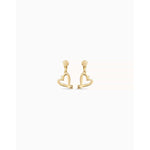 One Love 18K Gold Plated Earrings - PEN0887ORO0000U-UNO de 50-Renee Taylor Gallery
