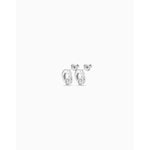 Details Sterling Silver Plated Earrings - PEN0899AZUMTL0U-UNO de 50-Renee Taylor Gallery
