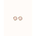 Aura 18K Gold Plated Pink Earrings - PEN0913RSAORO0U-UNO de 50-Renee Taylor Gallery