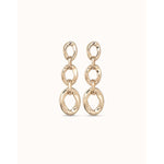 Yolo 18K Gold Plated Earrings - PEN0919ORO0000U-UNO de 50-Renee Taylor Gallery