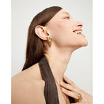 Earrings with Wing Design - PEN1008ORO0000U-UNO de 50-Renee Taylor Gallery